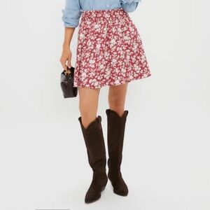 Tuckernuck NWT Pomegranate Bloom Smocked Jonah Skirt